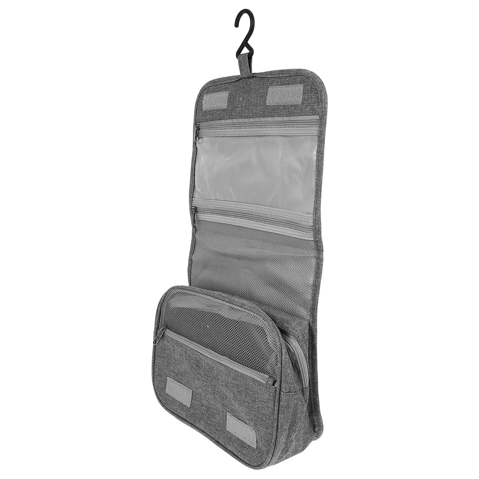 

1pc Large Wash For Travel Waterproof Polyester Toiletry Organizer Hanging Cosmetics Storage Bag Multipurpose Makeup Bag