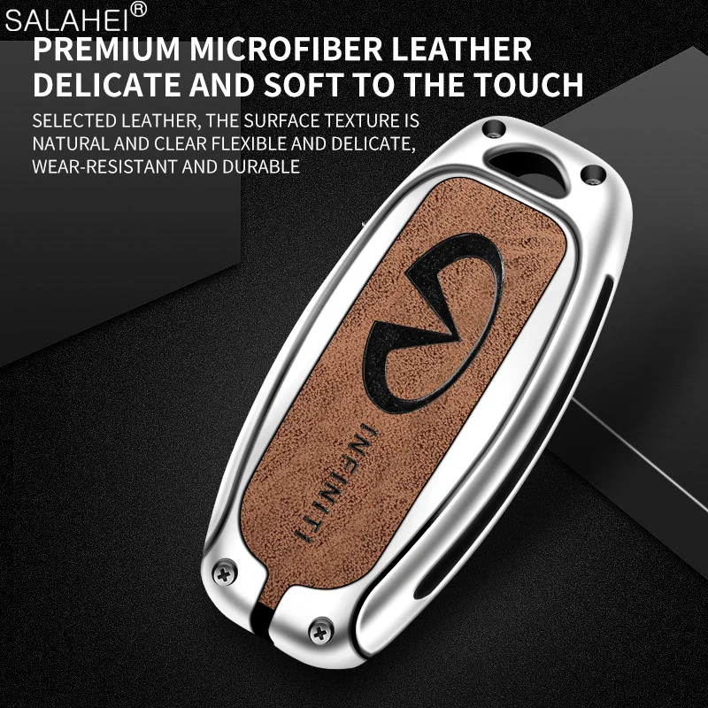 Car Key Cover Fob Case Shell Protector Shell For Infiniti ESQ JX35 FX35 FX45 QX50 QX60 QX70 Q30 Q50 G25 G35 G37 EX3 Accessories view 6