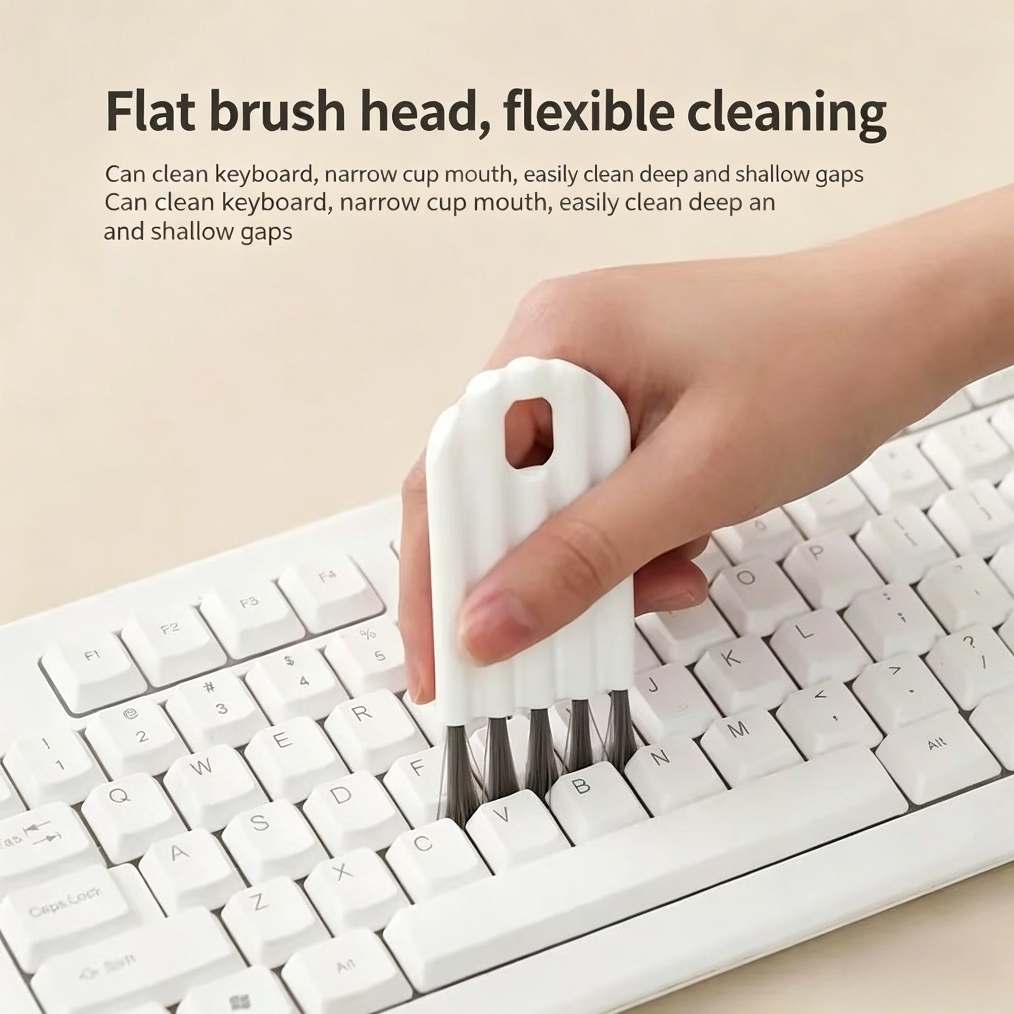 Mini Multi-functional Gap Cleaning Brush for Keyboard Bottle Caps Multi-scene Home Portable Crevice Dust Removal Cleaning Tool