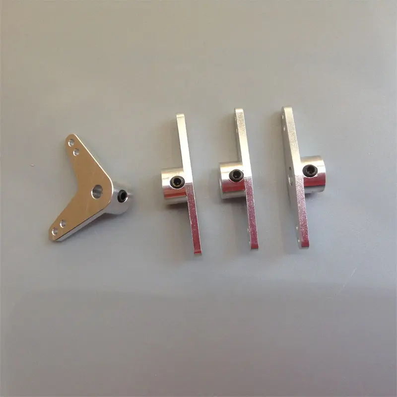 Aluminum Rudder Arm, 4mm/5mm/6mm Bore Steering Arm for RC Boat Rudder 2