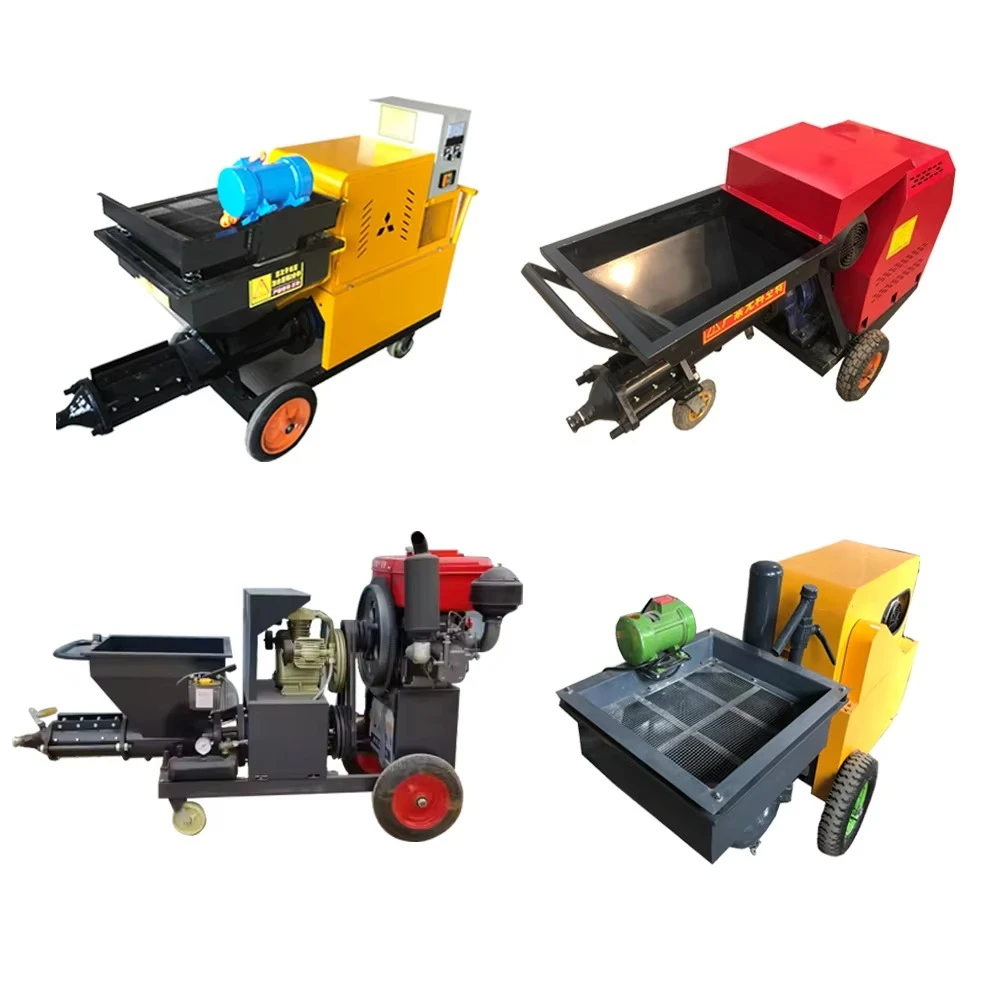 

Высококачественная многофункциональная машина для распыления песчано-цементного раствора для внутренних и наружных стен, дизельная машина для распыления цементного раствора