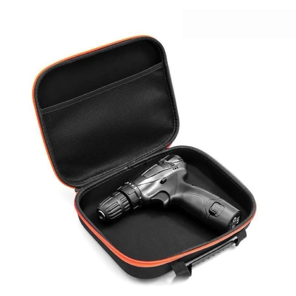 

Удобная ручка, сумка для электрической дрели, удобная переноска, многофункциональный ящик для инструментов, толстая мягкая основа, большая вместимость