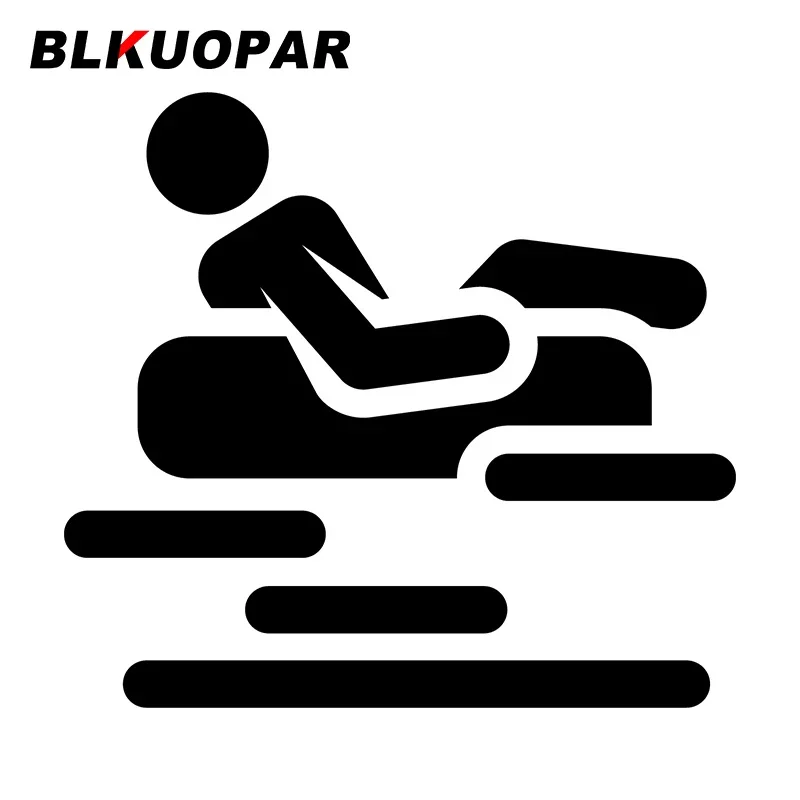 BLKUOPAR for Rafting Car Stickers Sunscreen Scratch-Proof Decals Simple Air Conditioner Windows Decor Car Door Protector