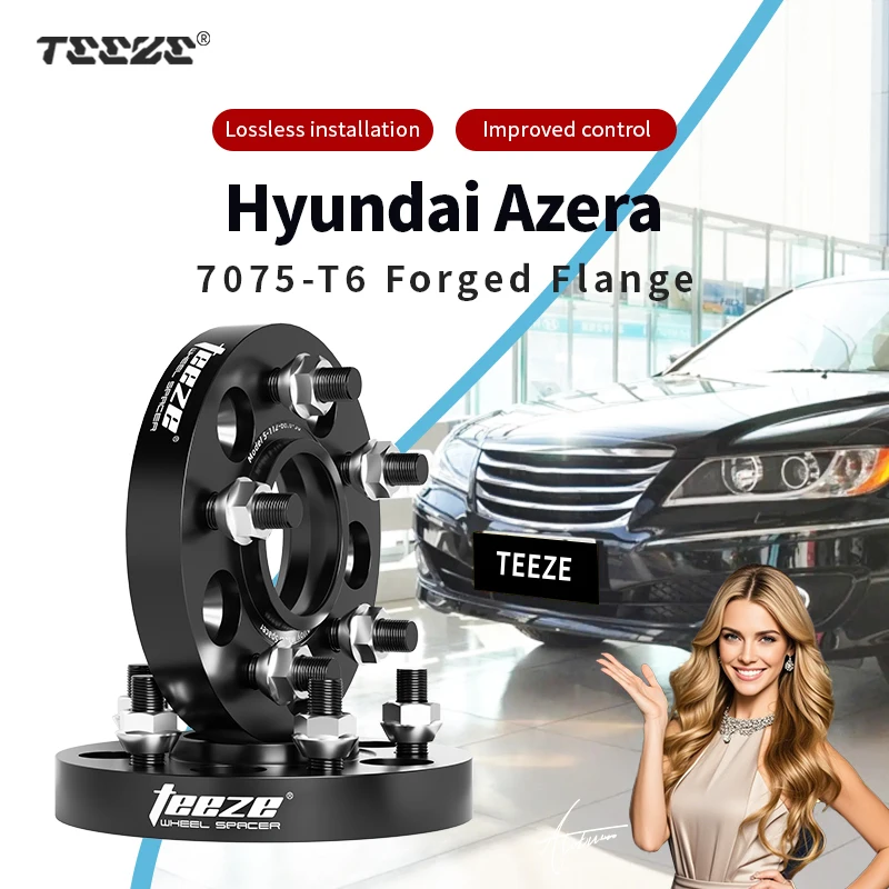 

Teeze 2/4 шт. 5x114,3 CB 67,1 M14 x 1,5, центральная черная кованая прокладка колеса для Hyundai Azera, фланцевая пластина 15/20/25/30/35 мм