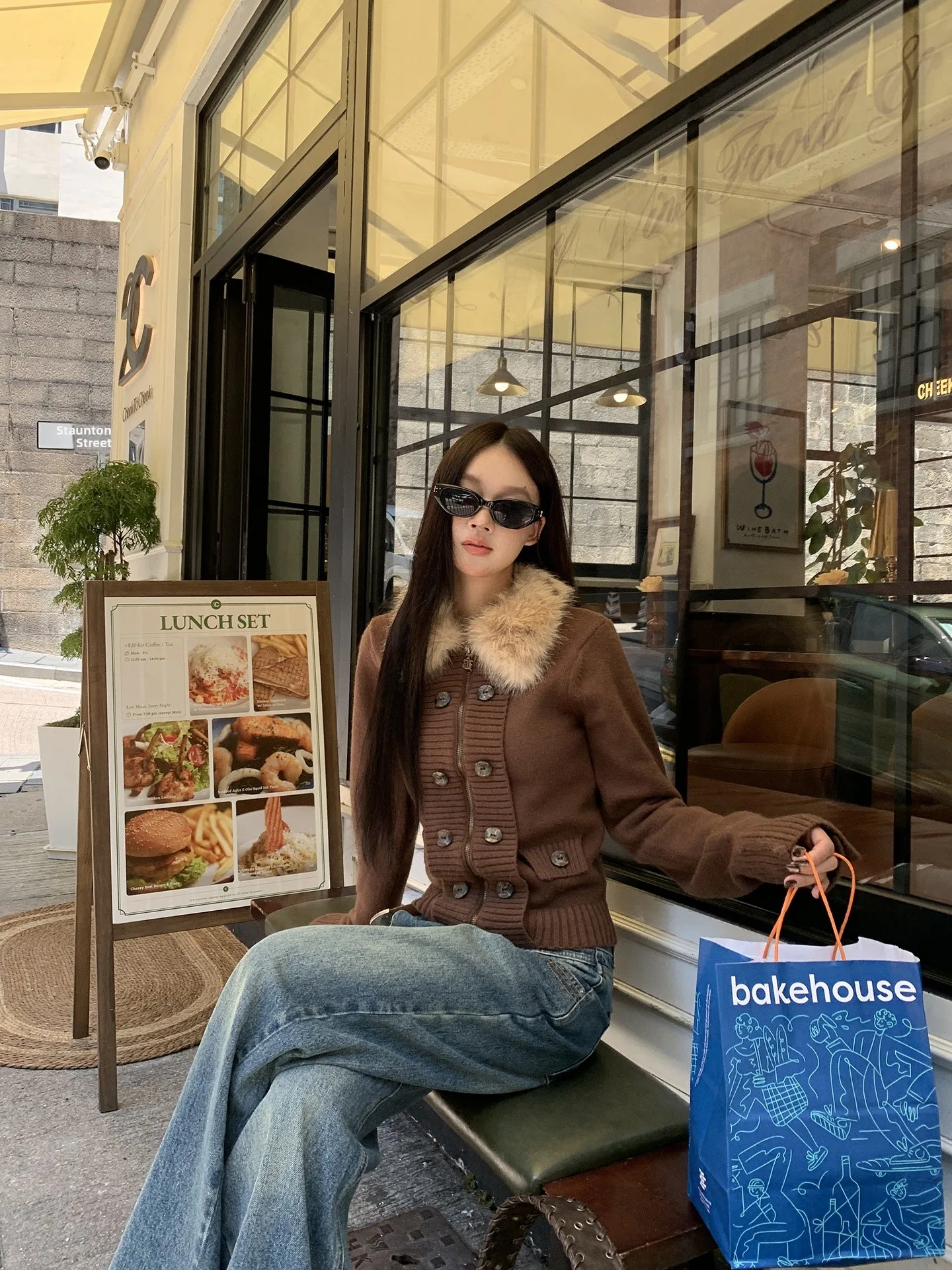 Cardigan Aberto de Tricô Vermelho para Mulheres, Moda de Outono 2025, Novo Top Estilo Preguiçoso, Sistema Coreano, Suéter Sup...