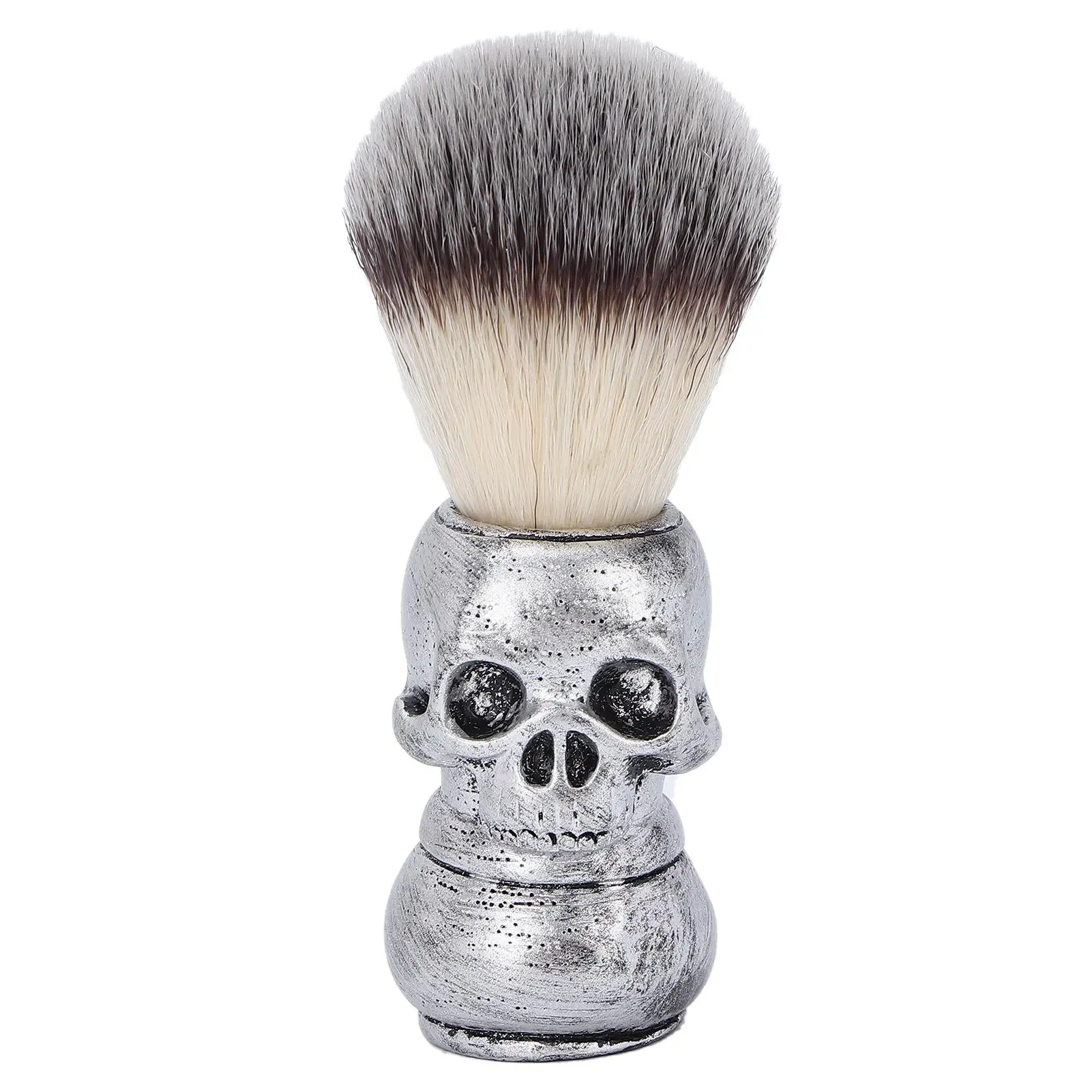 

Men's Skeleton Handle for beard Grooming Shaving Brush for Facial Hair Care and Cleaning Tool for beard Growth Essential