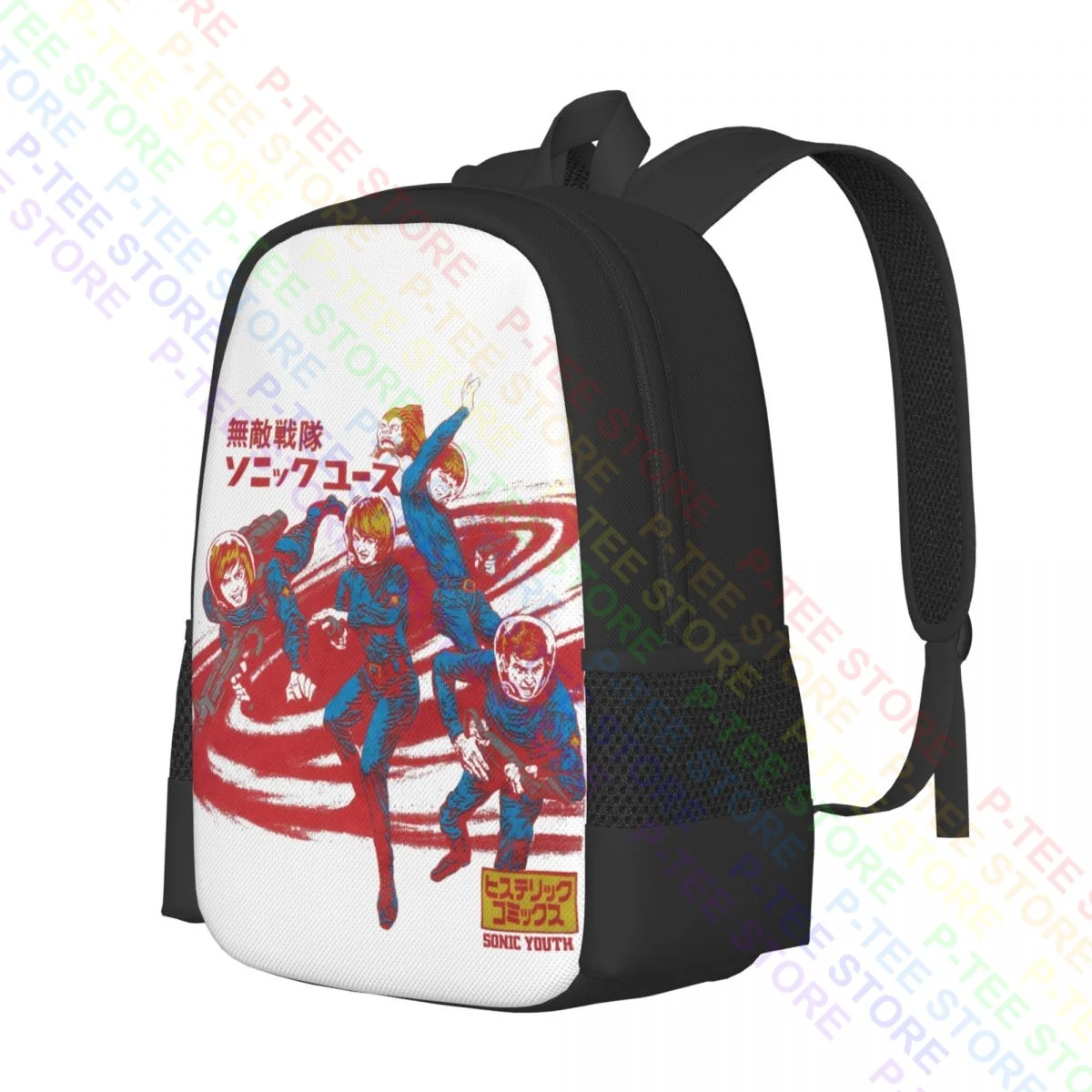 Sonic Youth 1991 Disappearer Traci Lords Rock P-1662Backpack Large Capacity Vintage Gym Tote Bag