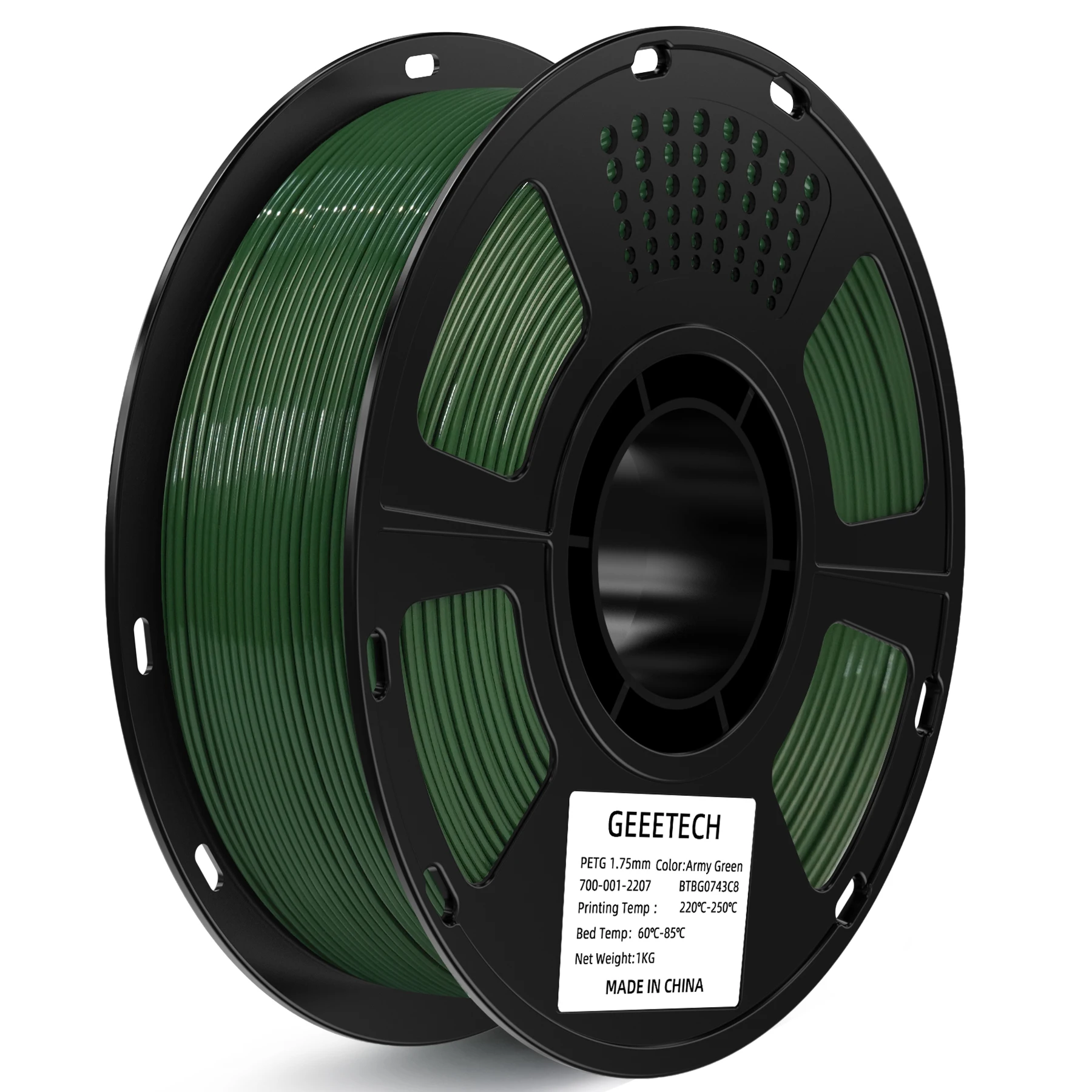 GEEETECH 1kg 1.75mm PETG 3D Printer Filament Vacuum Packaging Overseas Warehouses Fast Ship