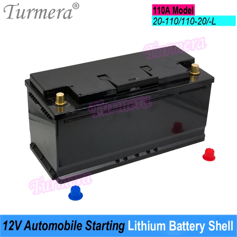 

Turmera 12V Car Battery Box Automobile Starting Lithium Batteries Shell for 110A Series 110-20 20-110 Replace 12V Lead-Acid Use