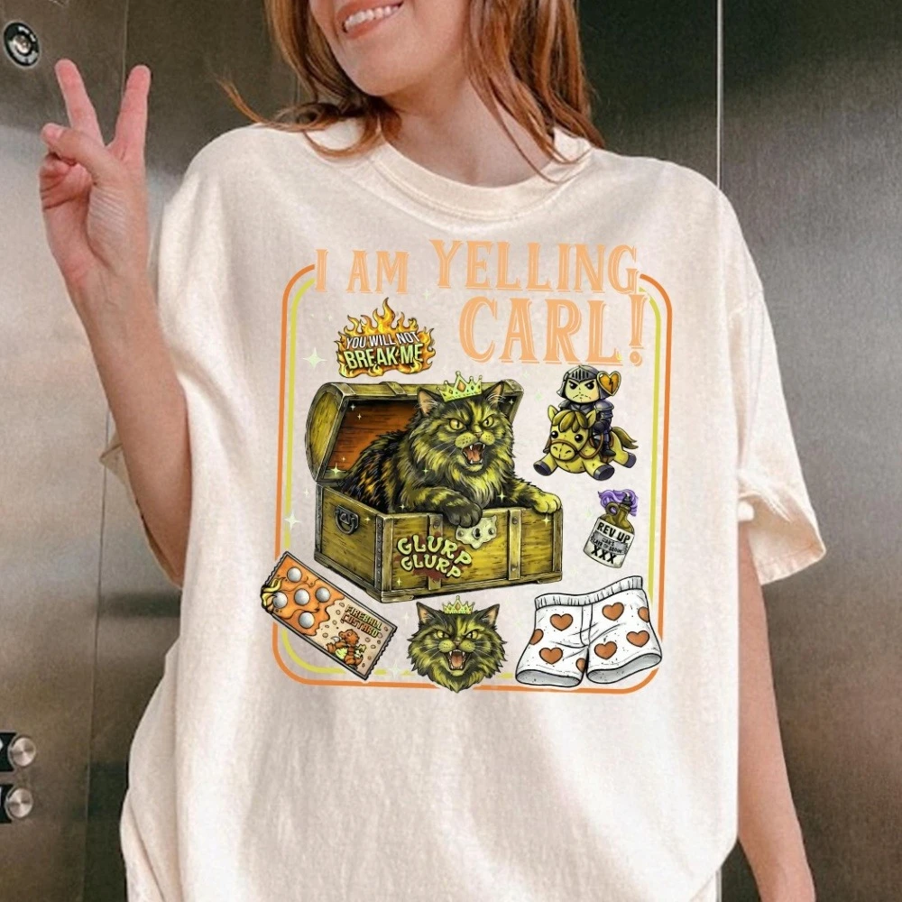 Dungeon Crawler Carl Shirt Princess Donut Mongo Tee Fantasy Book Reader Geeky Cat Lover T-Shirt Bookish Merch Top