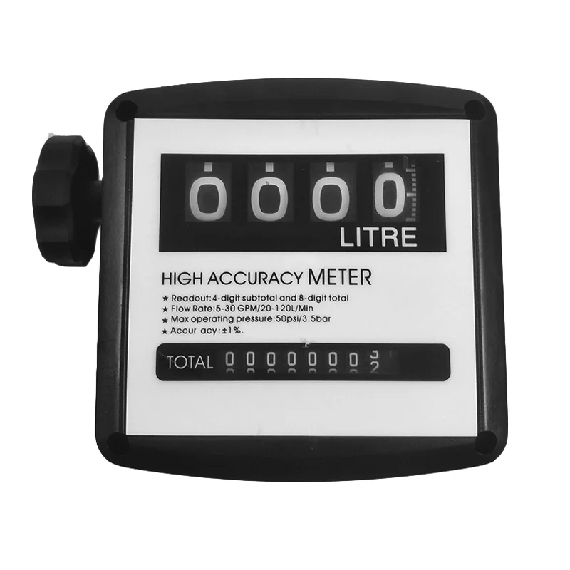 

Internal Thread Mechanical Diesel Flowmeter, Four Position Counter, Metering Device, Fuel Dispenser, Diesel Gauge FM-120