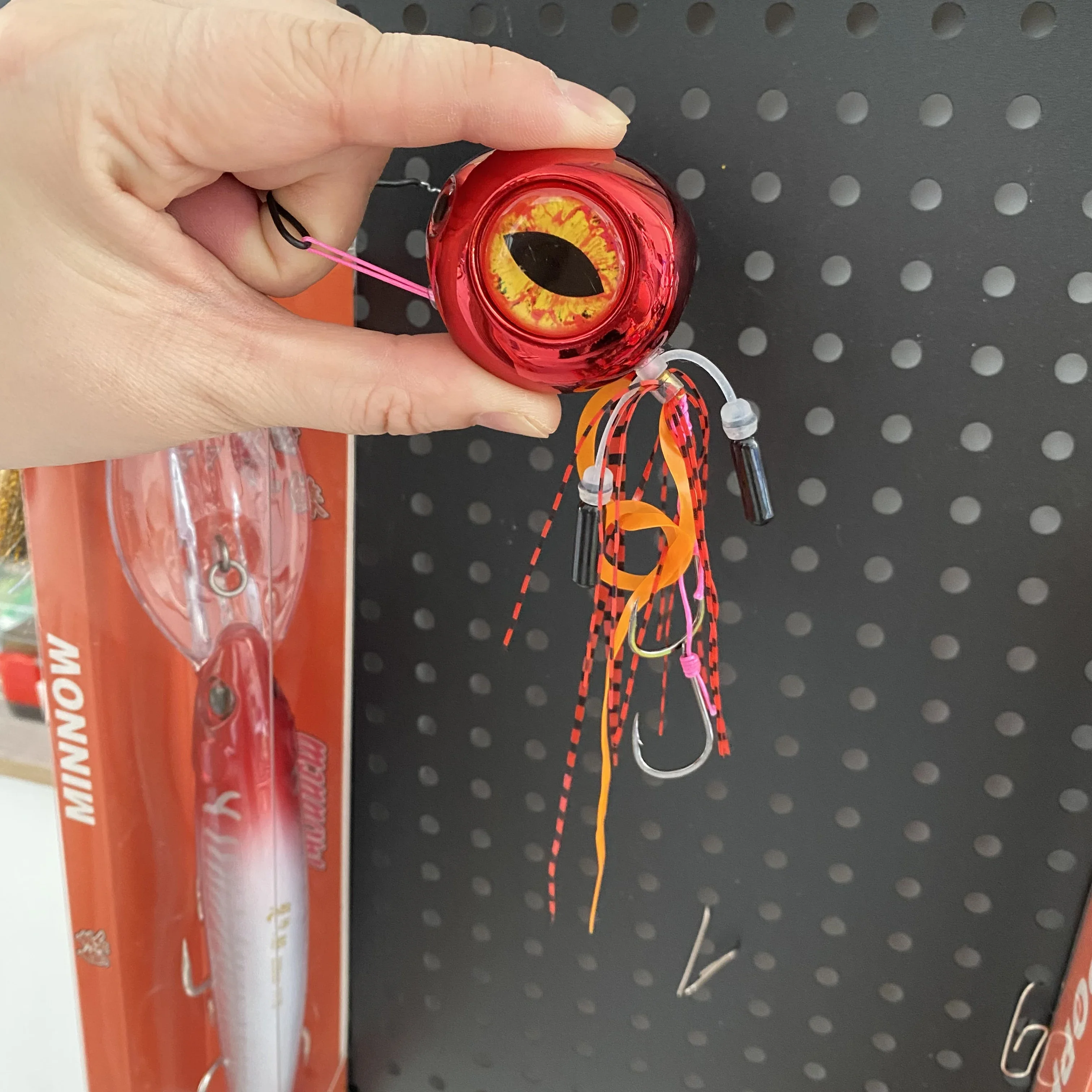 Kabura Slider Jig – Natürlicher Locken-Silikon-Streamer – Mehrere Gewichtsklassen 40g-200g – Verbesserte Aktion & Haltbarkeit für Salzwasser-Angeln – Detail 4