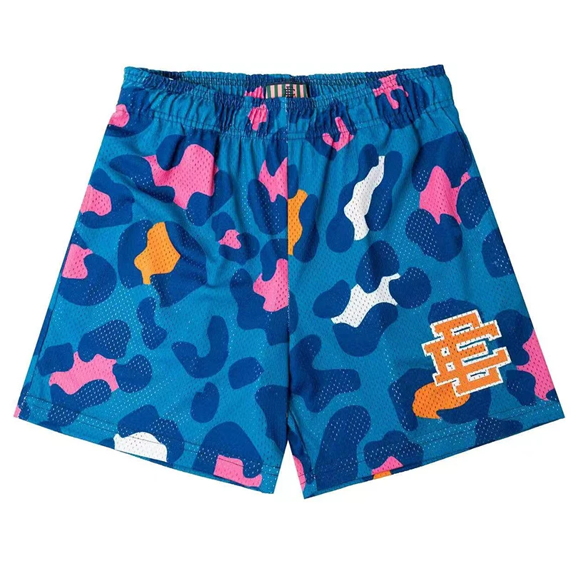 New Summer Eric emanmanuel EE Basic Mesh Short Classic Floral Printed Gym Shorts pantaloncini da spiaggia sportivi da basket da palestra da uomo