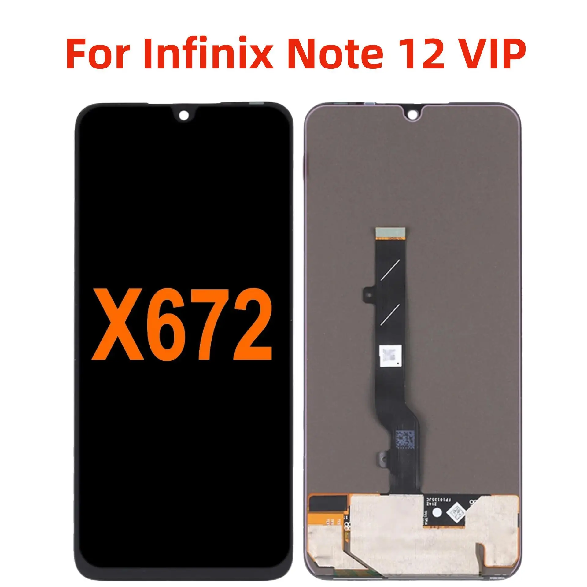 

6.7'' Original For Infinix Note 12 VIP X672 LCD Display Touch Screen Digitizer Assembly For Infinix Note 12VIP LCD Parts