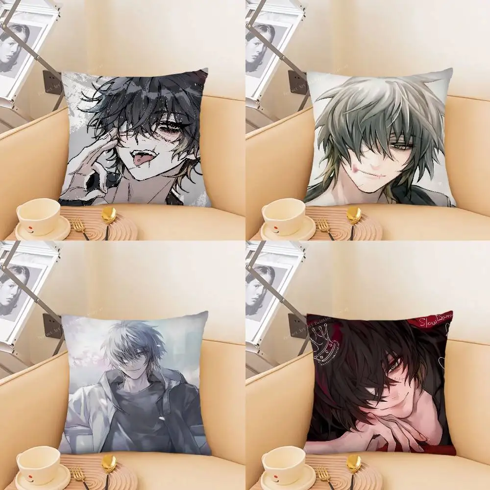 1pc S-Slow Damage Towa Pillow Case Fashion Square Pillowcase Bedroom Sofa Room Ins Decoration Leisure