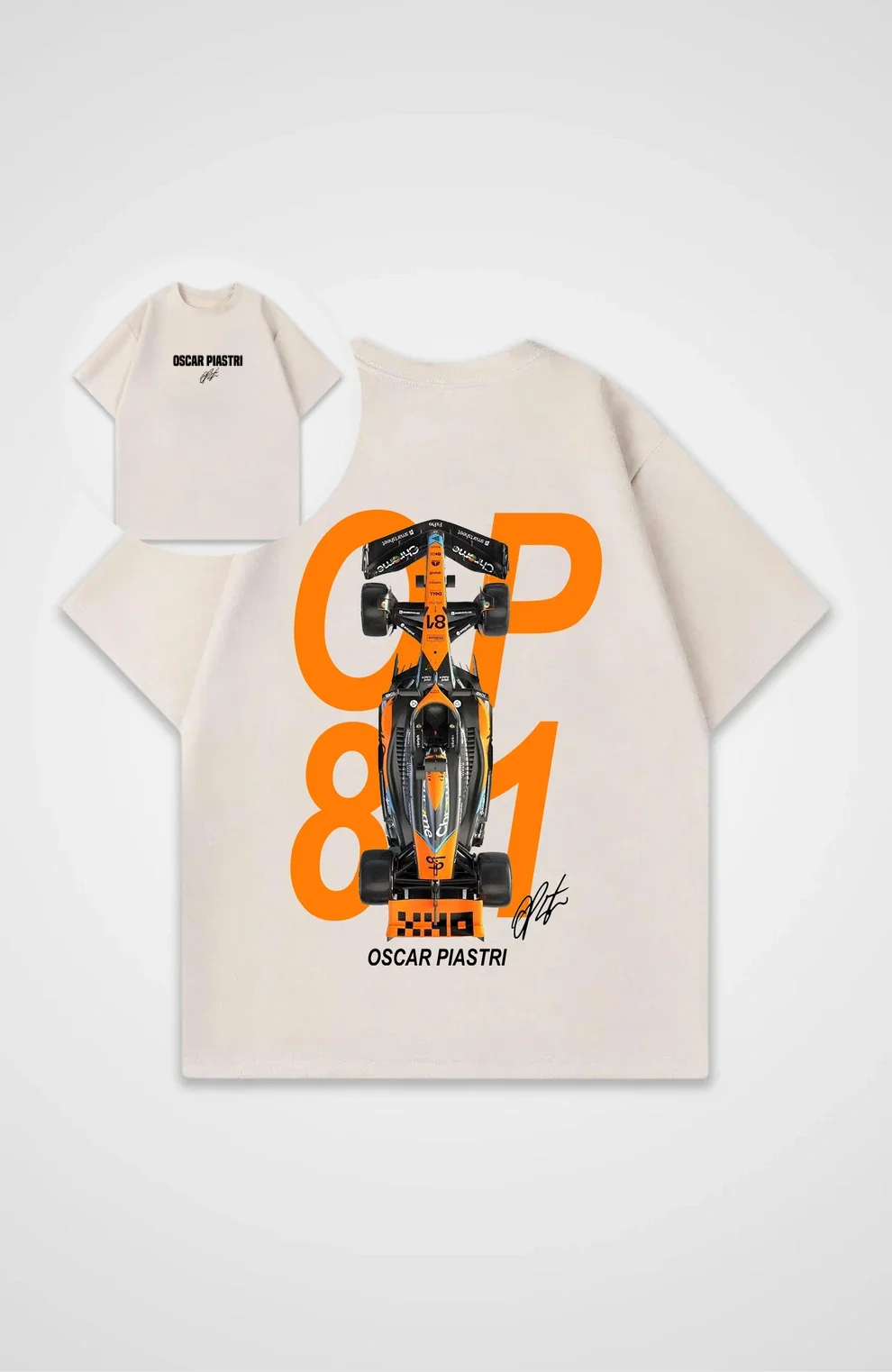 2025, das neueste Oscar Piastri Yangzed Shirt Y2K T-Shirt, große Größe, lässig, bedruckt, kurzärmelig, Herren- und Damen-T-Shirt