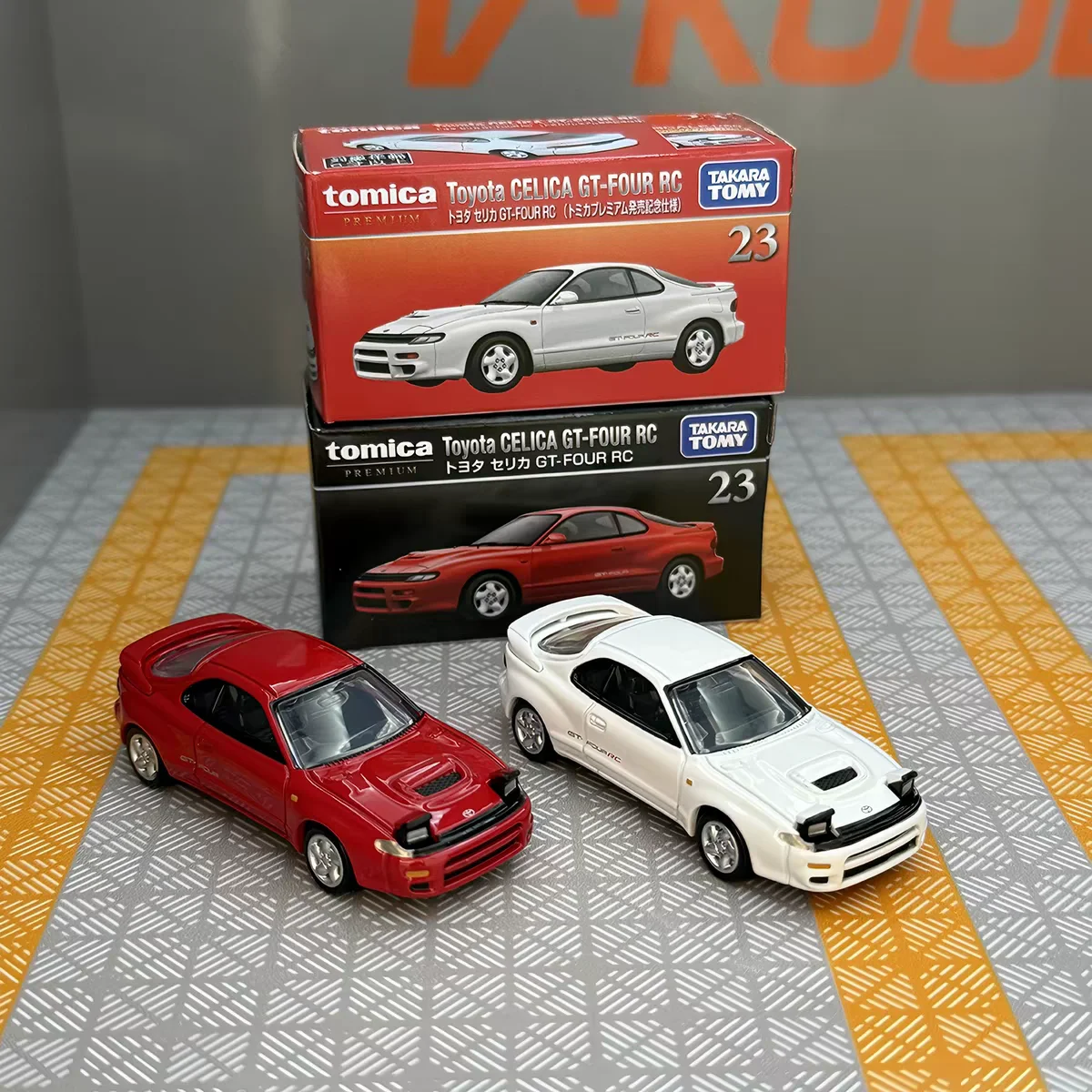 Tomica Premium Toyota Celica GT Four RC Rally Alloy Diecast Car Model Simulation Collectible Vehicle
