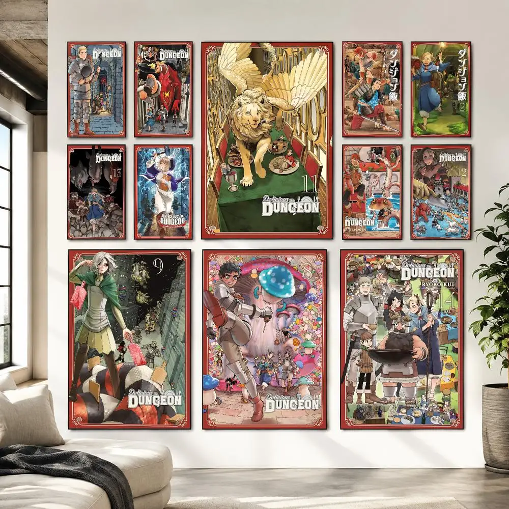 Hot Sale D-Delicious-in-D-Dungeon Painting Calligraphy Canvas Wall Art Living Room Bedroom Hallway ClearPrint Non-Fading&Gift