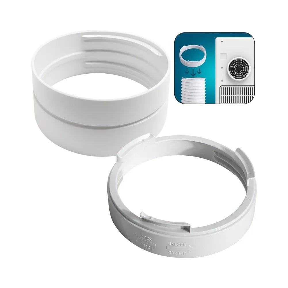 Newest 5.9-inch Portable Air Conditioner Hose Connector Set With Extension Tube For Exhaust Hose AC Unit Replacement Parts