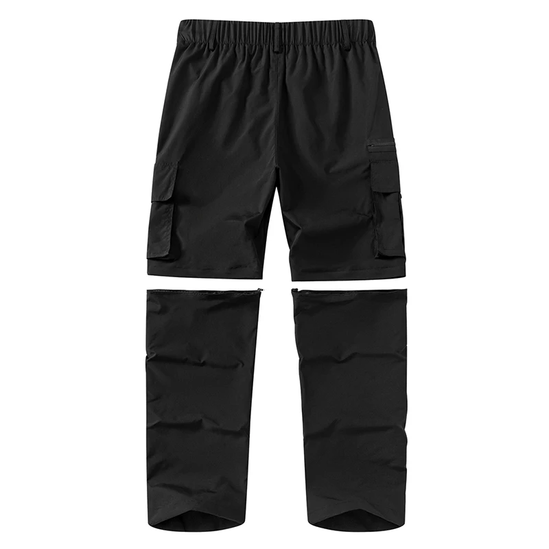 Mens Convertible Zip Off Cargo Pants Outdoor Lightweight Quick Dry Pants Spring… - Image 3