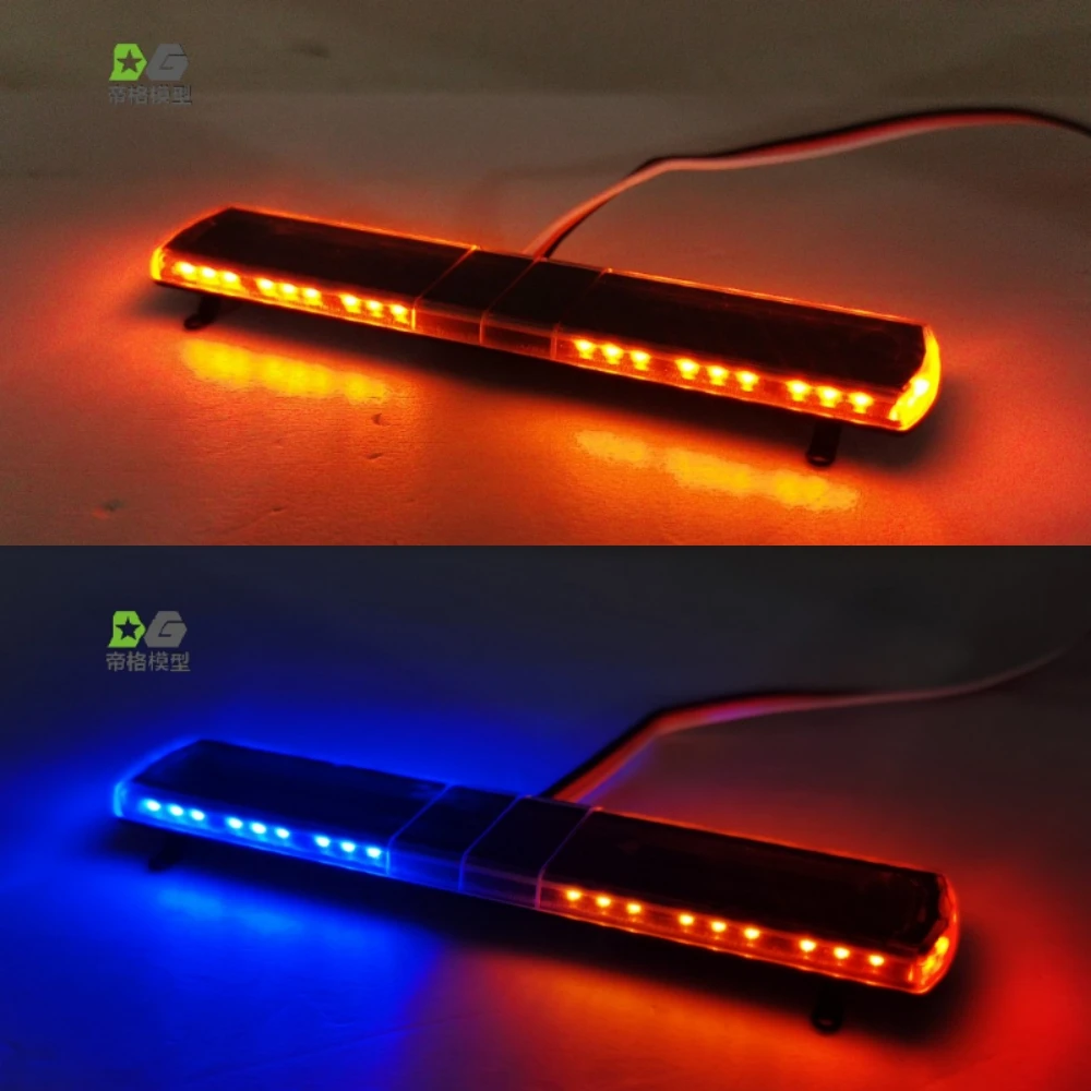 1:14 th Scale Warning Light Bar Lights Model Accessories for RC Tractor Truck Remote Control Dump Car Toy Spare Part