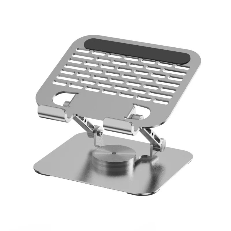 Tablet PC desktop bracket Metal material 360 ° rotating lift folding mobile phone laptop bracket