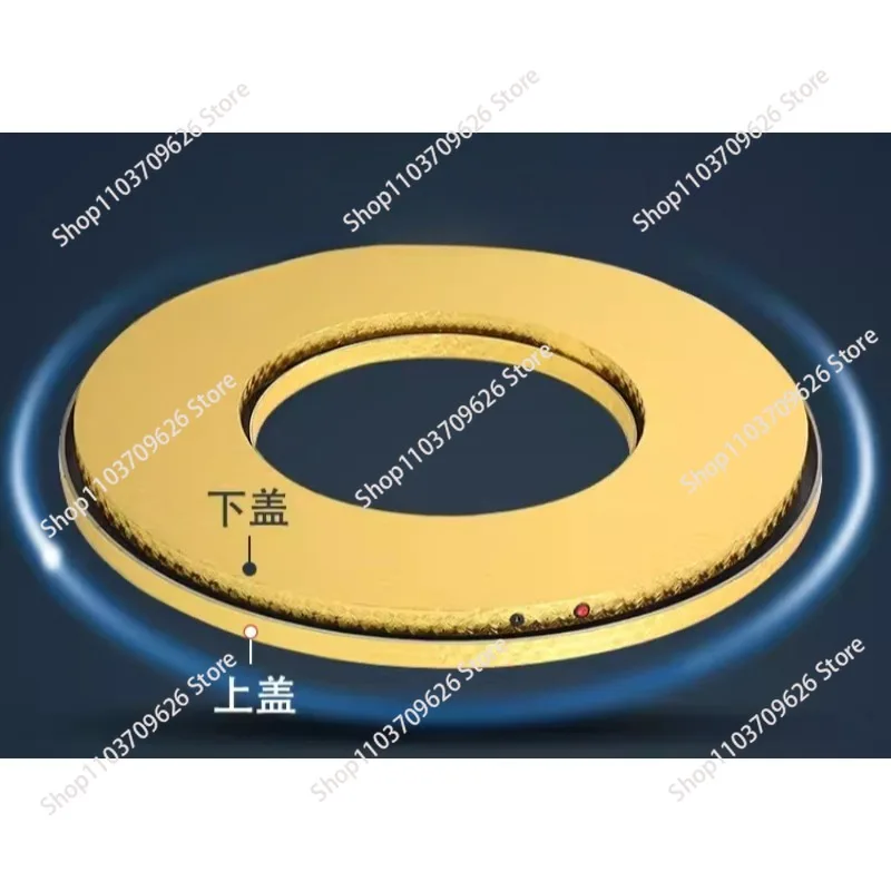 Electric turntable round dining table rotating motor    remote control charging rotating table movement display turntable