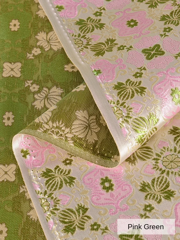 Woven Brocade Jacquard Fabric Cheongsam Tang Suit Song Brocade Smooth Clothing Diy Cloth Sewing Material Fabric for Clothes