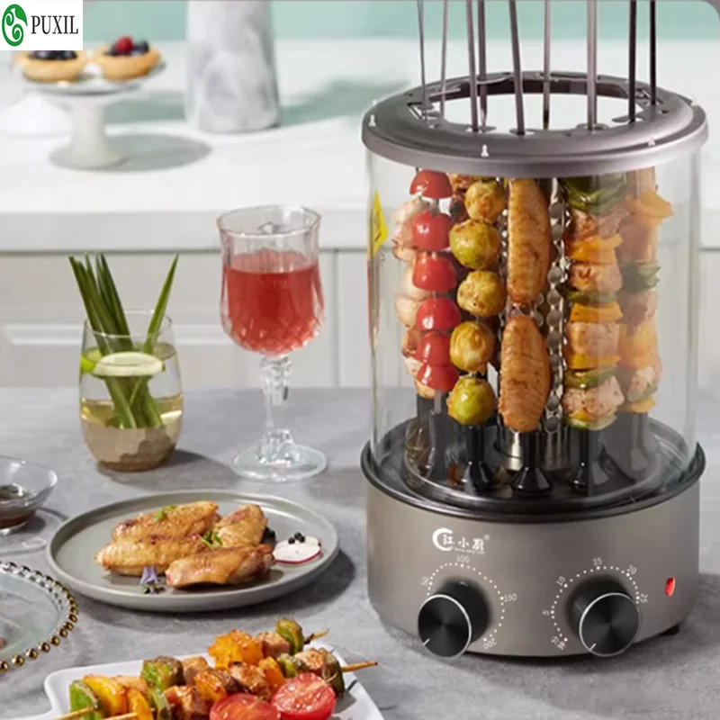 

Household smokeless electric grill, electric grill, full automatic rotary grill, Mutton shashlik grill, smokeless grill