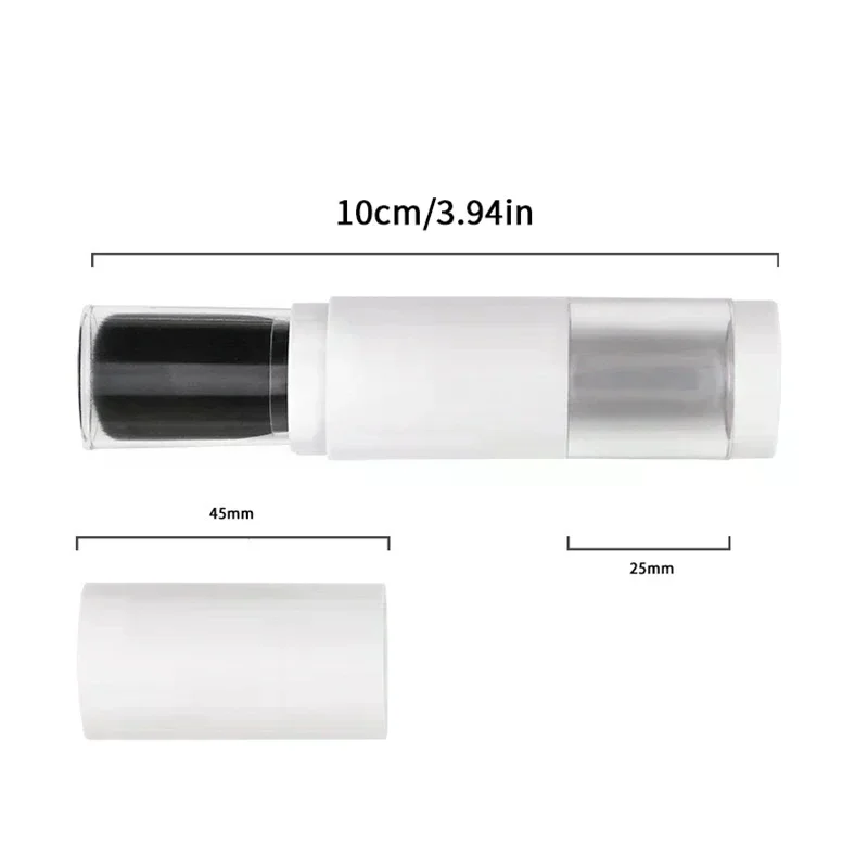 Multi-functional 2 in 1 Foundation Brush Makeup Brush Empty Travel Blush with Refillable Loose Powder Bottle Makeup Beauty Tools