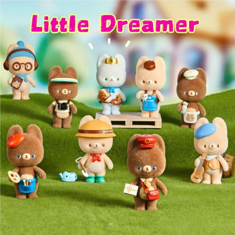 

Kumaru Little Dreamer Series Blind Box Cartoon Plush Doll Animal Toys Plush Toys Keychain for Bags Mystery Box Birthday Gifts