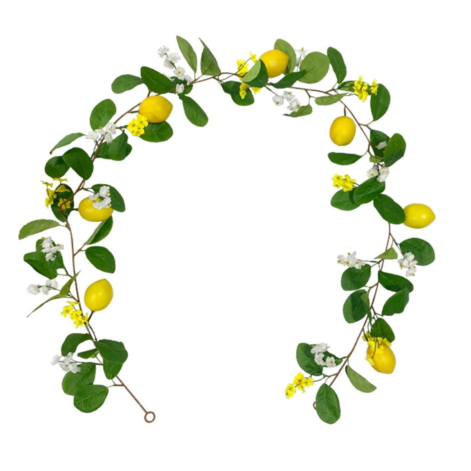 

Artificial Lemon Garland With Eucalyptus Leaves & Lemons Simulation Lemon Vine For Table Or Desk Decoration