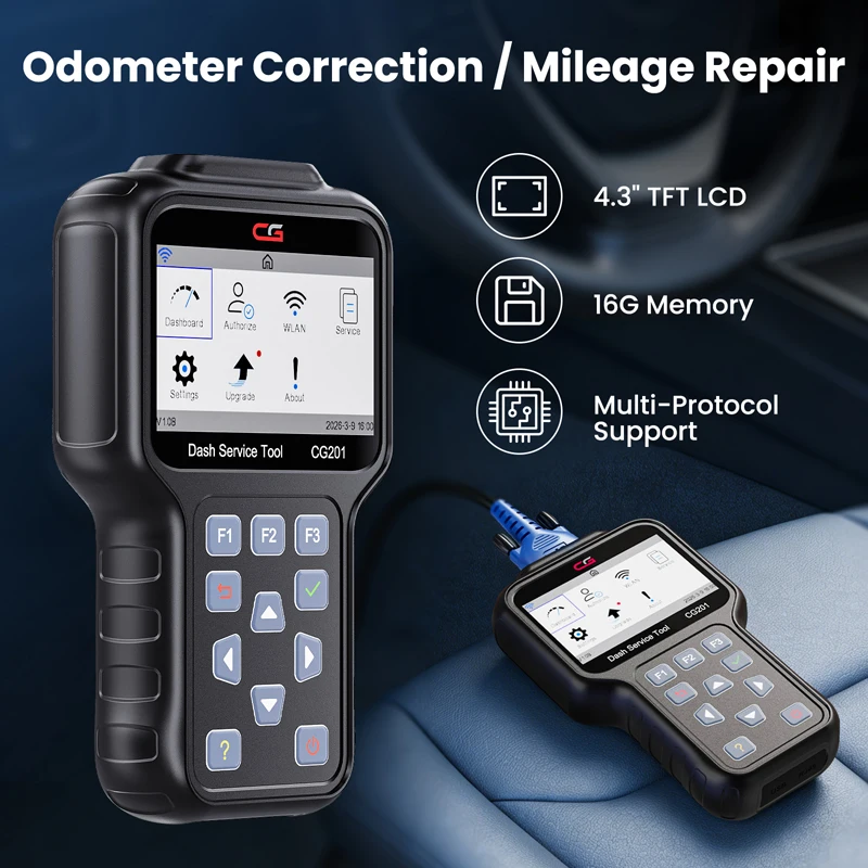 CGDI CG201 Mileage OBD Programmer For Toyota/VW/Chevrolet/ Ford/Chrysler/DODGE Etc Via OBD