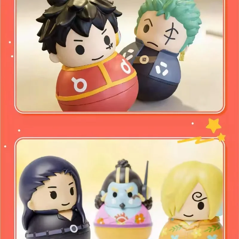 

One Piece Official Licensed Roly Poly Aromatherapy Blind Box Luffy Anime Figure Collectible Desk Decoration For Adult Fans