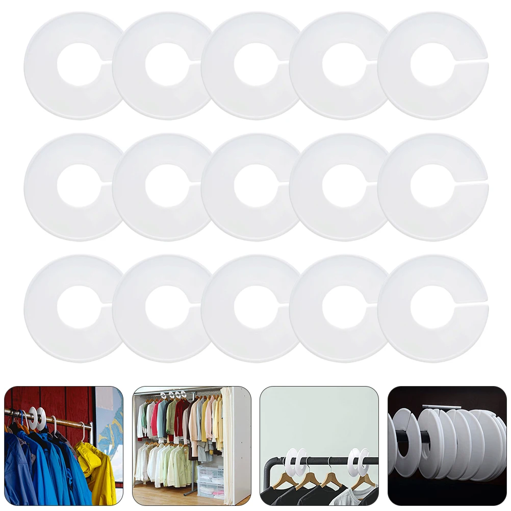 30 pièces de séparateurs de vêtements en plastique, séparateur de garde-robe pour la maison, outil de tri des vêtements, séparateur de penderie, adulte