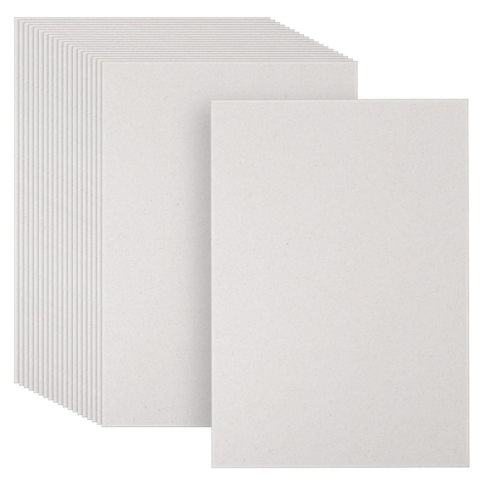 

20 Sheets Reinforced Gray Chipboard Thick Cardboard Paper for Crafting Scrapbooking Bookbinding DIY Projects Cardboard Paper