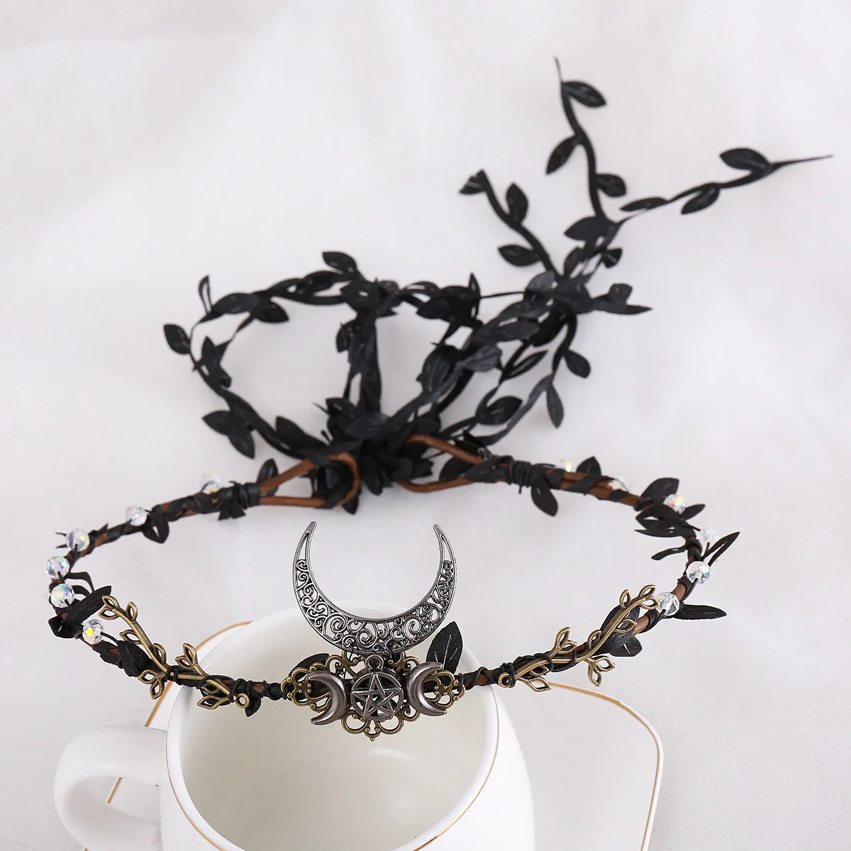 Handmade Punk Braided Headband for Women, Original Crown Hair Accessory, Boho Retro Style, Wholesale Fashion Hairband from Facto