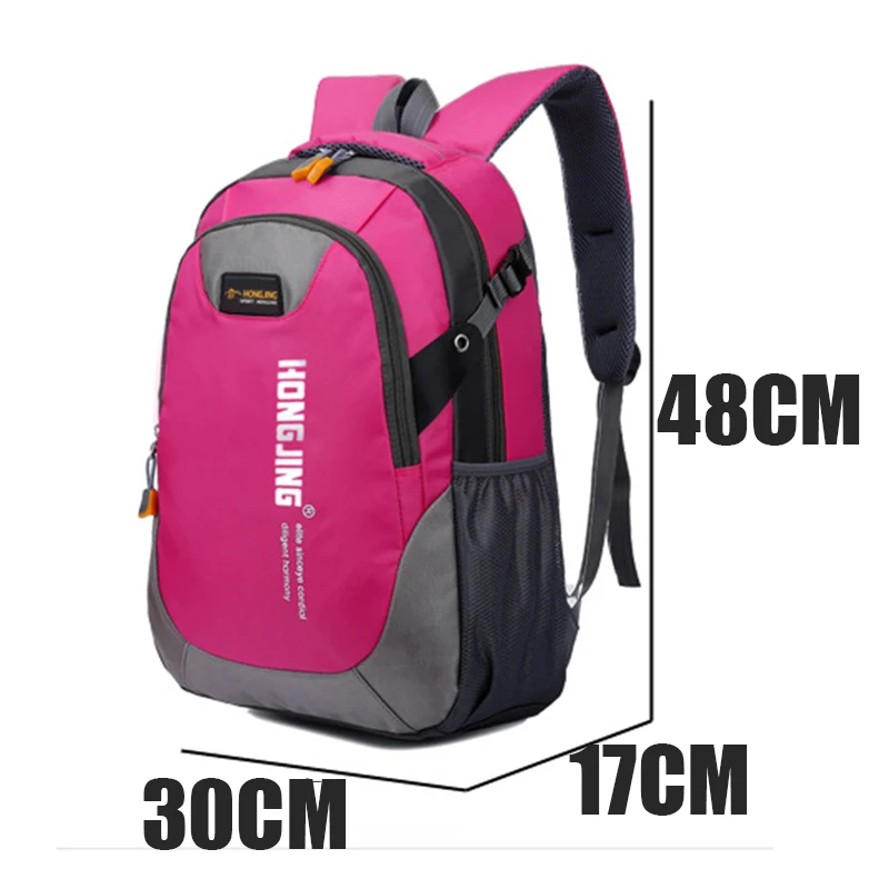 Outdoorové batoh muži sportovní batoh pro ženy cestovní volný čas brašna velký schopnost 30L škola vodotěsný kemping horolezectví pytle