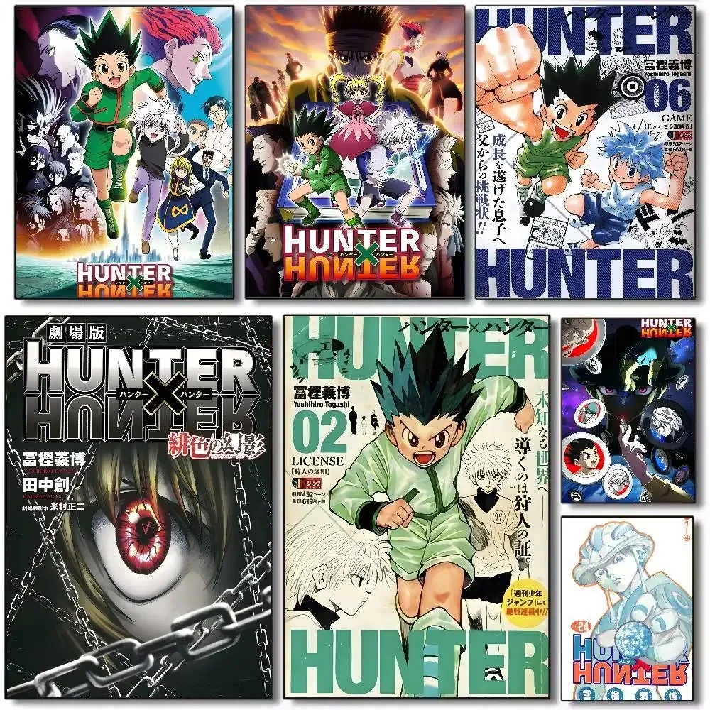 Pintura al óleo por números de anime japonés Hunter X Hunter, decoración del hogar, decoración de pared para sala de estar, el mejor regalo sin marco