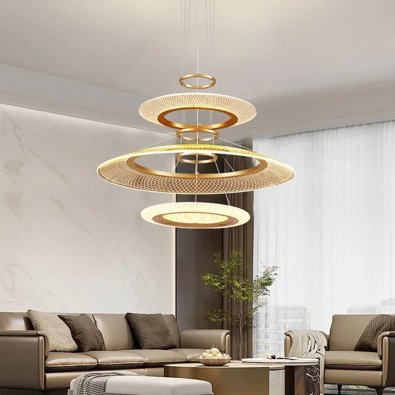 Candelabros de techo de tornillo LED modernos, luces colgantes de simplicidad para sala de estar, comedor, decoración, accesorios de lustre de lámpara