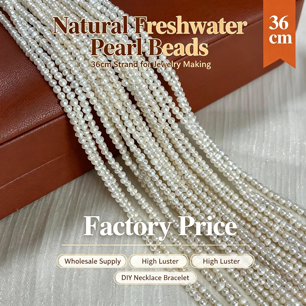 Factory Wholesale AAA Natural Freshwater Pearl Punch Small Pearl Loose Beads for Make DIY Necklace Bracelet Accessories 2-2.5mm