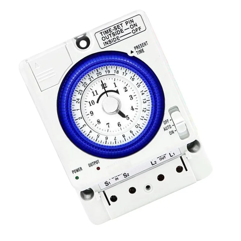 Mechanical Timer, Time Switch TB35 TB118 TB35-N Industrial Timer with Battery