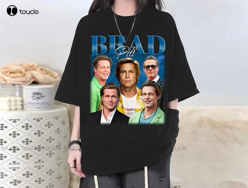 

Vintage Brad Pitt Shirt, T-Shirt, Brad Pitt Tee, Actor Brad Pitt Merch, Super Star Shirt, Character Shirt