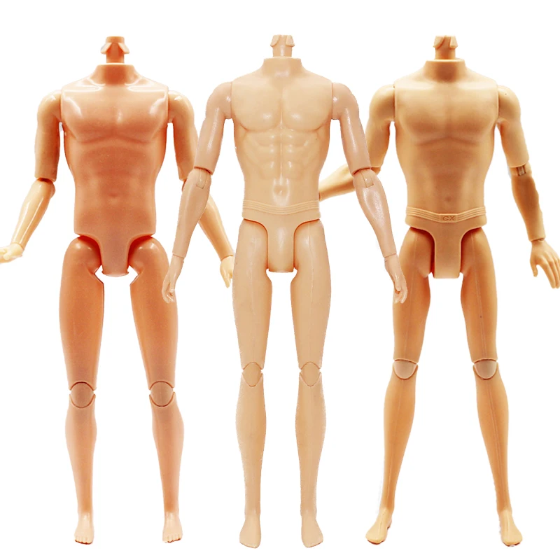 1/6 Boyfriend Heads 13 Movable Joints 30cm Ken Dolls Body Male Prince Naked Nude Man Toy Doll Ken Body DIY Toys For Girls Gifts