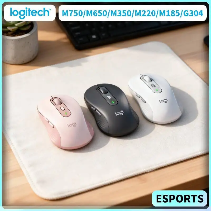 

Беспроводная мышь Logitech M750 M650 M650L M350 M350POP M280 M220 M185 M221 M330 Slim Silent для ноутбука, офиса, дома, ПК