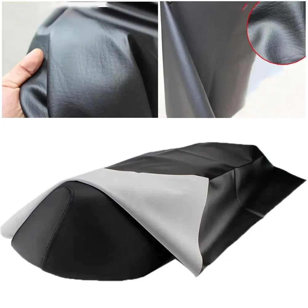 88x70cm Motorcycle Seat Cover Leather ATV Seat Protector Wear-resisting Waterproof Cover for Motorcycle Scooter