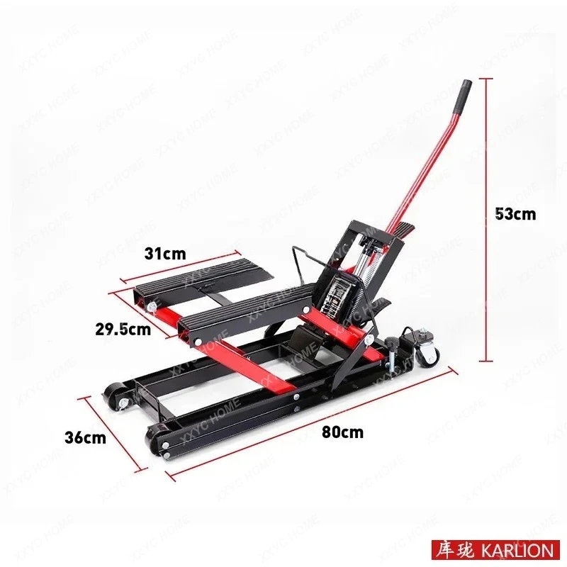 JJHeavy Locomotive ATV Four-wheel Electric Motorcycle Hydraulic Maintenance Jack