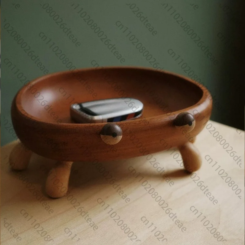 Storage, Entrance Hall Ornaments, Solid Wood Shelves At The Door, Crab Trays, Creative Housewarming Gifts