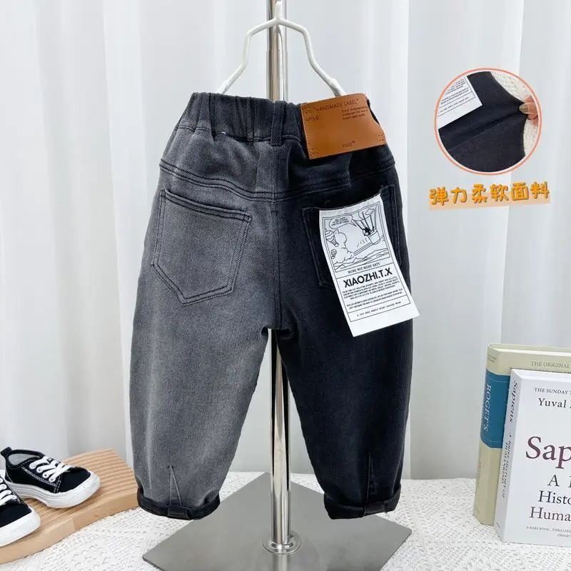 

Boys' Jeans Children's Trousers Autumn 2022 New Children Autumn Fashionable Cool Pants