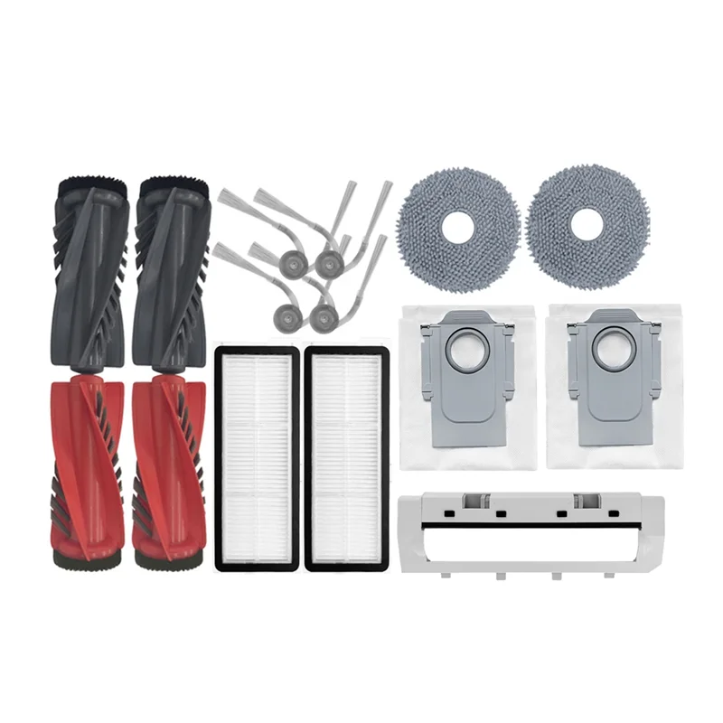 

Qrevo C/Qrevo 5AE/Qrevo Edgec For Roborock Vacuum Cleaner Accessories Kit Dust Bag Side Brush Roller Brush Filter Mop Cloth-ABIU